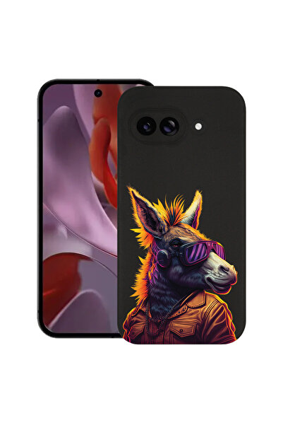 bestcase Carcasă subțire din silicon pentru Google Pixel 9a, Funky Dunkey, 19...