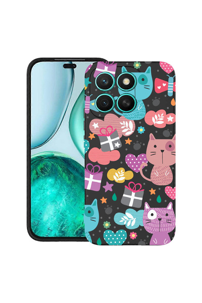 bestcase Carcasă subțire din silicon pentru Honor X8C, Lovely Cat, 1992026 B 41
