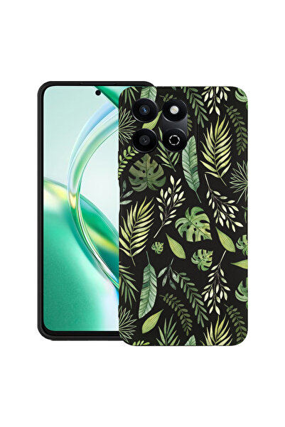 bestcase Carcasă subțire din silicon pentru Honor 200 Smart, frunze verzi, 19...