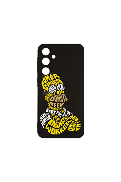 bestcase Λεπτή θήκη σιλικόνης για Samsung Galaxy A16, καλλιγραφία Homer Simps...