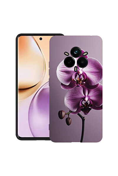 bestcase Carcasă subțire din silicon pentru Realme 14 Pro Plus 5G, Orhidee ro...