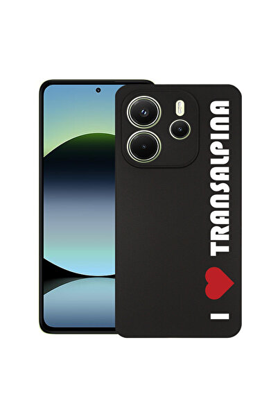 bestcase Λεπτή θήκη σιλικόνης για Xiaomi Redmi Note 14 5G, I Love Transalpina...