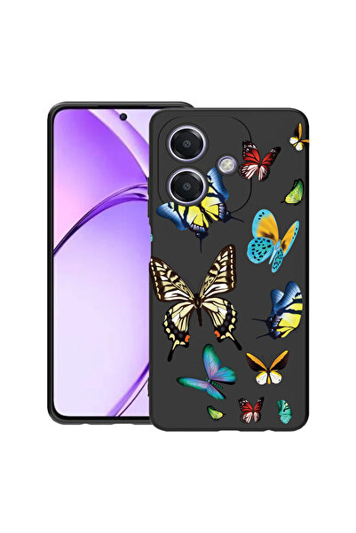 bestcase Carcasă subțire din silicon pentru OPPO A60 5G / A40 / A40M, fluturi...