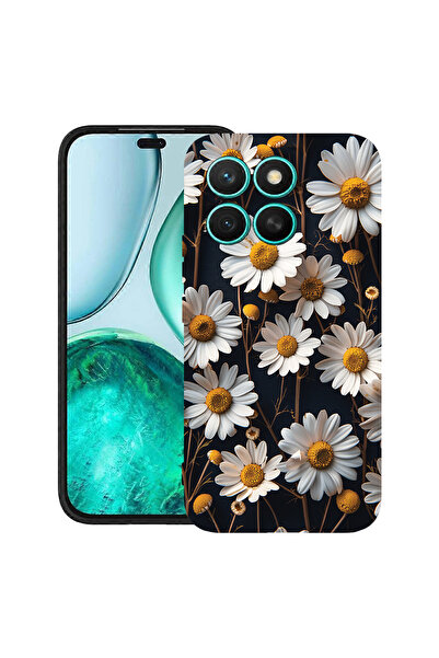 bestcase Carcasă subțire din silicon pentru Honor X8C, model 3D Daisy, 199202...