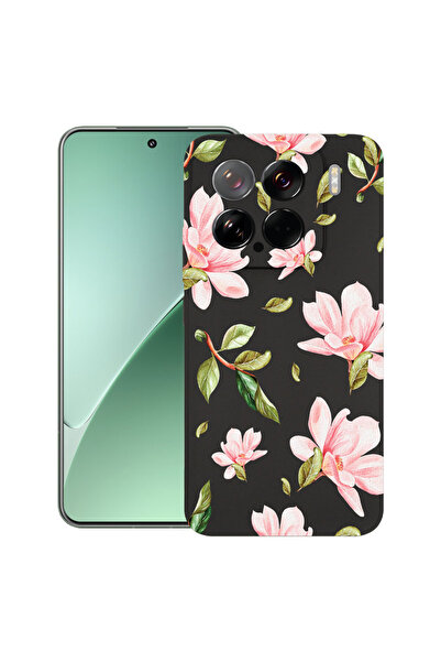 bestcase Carcasă subțire din silicon pentru Xiaomi 15, Colecția Flowers, 1926...
