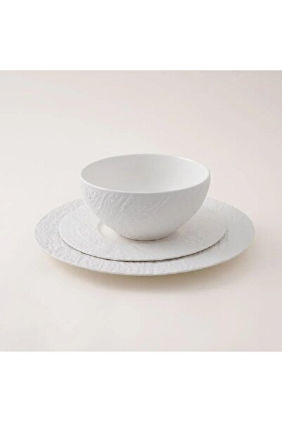 LA MESA 18pcs modern stone textured dinner set