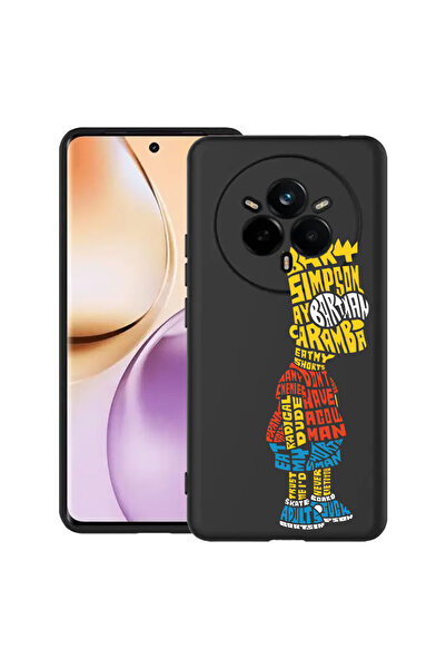 bestcase Carcasă subțire din silicon pentru Realme 14 Pro Plus 5G, Caligrafie...