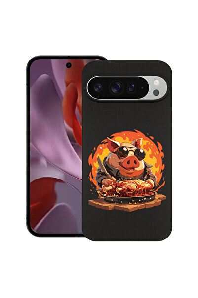 bestcase Carcasă subțire din silicon pentru Google Pixel 9 Pro XL, Pig's Life...