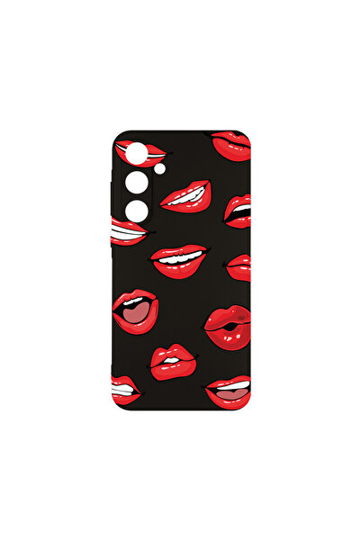 bestcase Λεπτή θήκη σιλικόνης για Samsung Galaxy A16, Χείλη - Μοτίβο φιλιού, ...