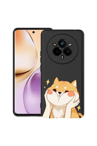 bestcase Λεπτή θήκη σιλικόνης για Realme 14 Pro Plus 5G, Emoji - Γλυκιά γάτα,...