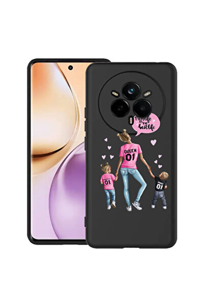 bestcase Carcasă subțire din silicon pentru Realme 14 Pro Plus 5G, Mom Life B...