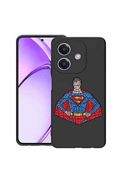 bestcase Slim Silicon Case For OPPO A60 5G / A40 / A40M, Calligraphy Superman...