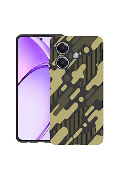 bestcase Carcasă subțire din silicon pentru OPPO A60 5G / A40 / A40M, camufla...