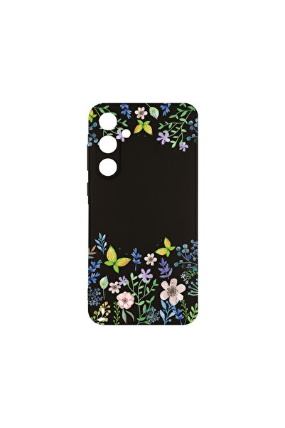 bestcase Λεπτή θήκη σιλικόνης για Samsung Galaxy A16, λουλούδια πεταλούδας, 1...