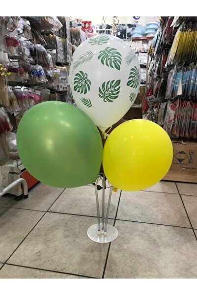 GÖRKEM TOPTAN PARTİ Masa Üstü 40 Cm 4 Çubuklu Balon Standı 1 Adet