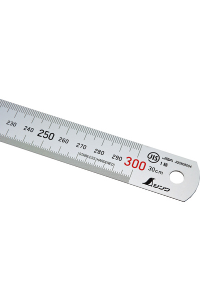 SHİNWA 30cm -12 Inch Steel Ruler