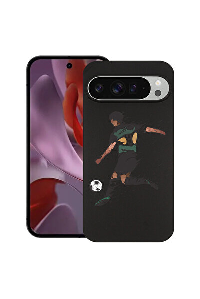 bestcase Carcasă subțire din silicon pentru Google Pixel 9 Pro XL, Fotbal, 19...