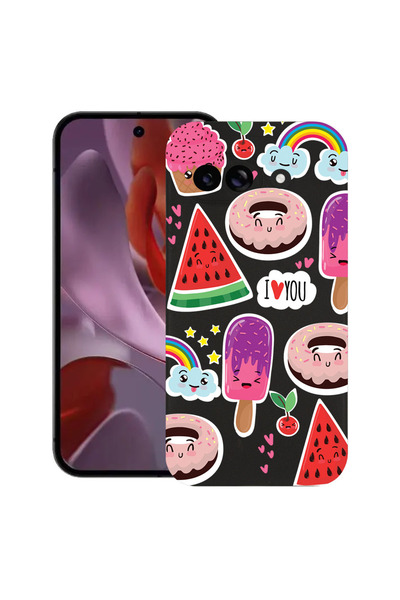 bestcase Carcasă subțire din silicon pentru Google Pixel 9a, senzație de vară...