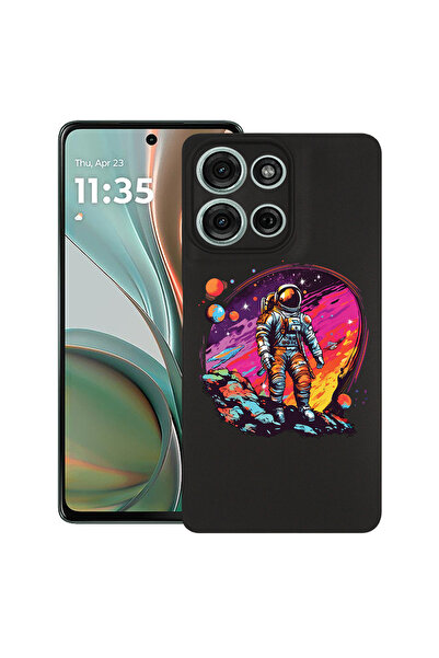 bestcase Carcasă subțire din silicon pentru Motorola Moto G75, Astronaut, 192...