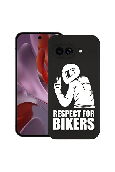 bestcase Λεπτή θήκη σιλικόνης για το Google Pixel 9a, Respect For Bikers, 192...
