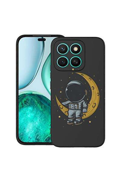 bestcase Carcasă subțire din silicon pentru Honor X8C, Astronaut pe Lună, 199...