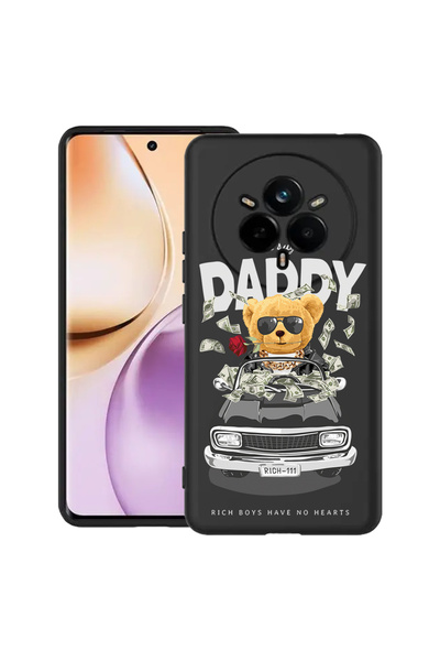 bestcase Carcasă subțire din silicon pentru Realme 14 Pro Plus 5G, Daddy Tedd...