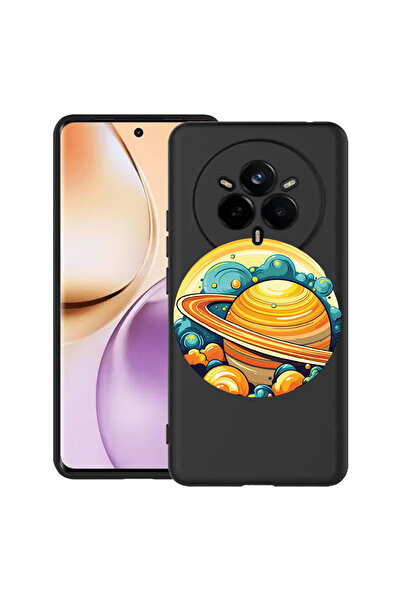 bestcase Carcasă subțire din silicon pentru Realme 14 Pro Plus 5G, Planet - S...