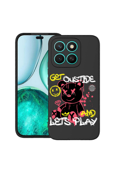 bestcase Carcasă subțire din silicon pentru Honor X8C, Teddy Bear Lets Play, ...