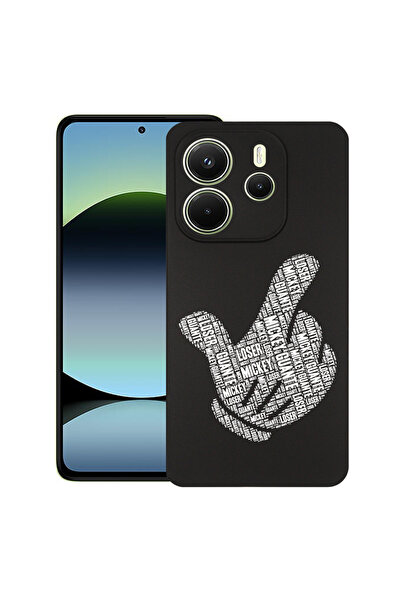 bestcase Λεπτή θήκη σιλικόνης για Xiaomi Redmi Note 14 5G, Καλλιγραφία Guante...