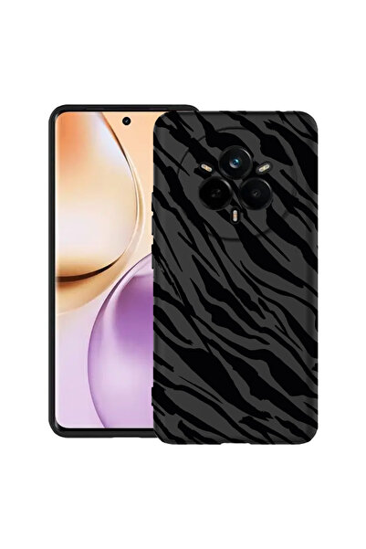 bestcase Carcasă subțire din silicon pentru Realme 14 Pro Plus 5G, model zebră, 1988290 B 1059