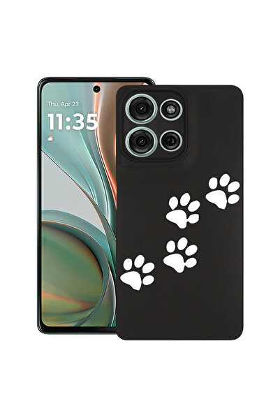 bestcase Carcasă subțire din silicon pentru Motorola Moto G75, cu imprimeuri ...