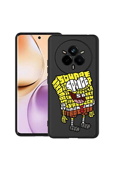 bestcase Carcasă subțire din silicon pentru Realme 14 Pro 5G, Caligrafie Spon...
