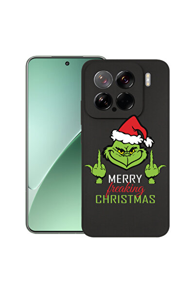 bestcase Carcasă subțire din silicon pentru Xiaomi 15, Grinch's - Crăciun Fer...