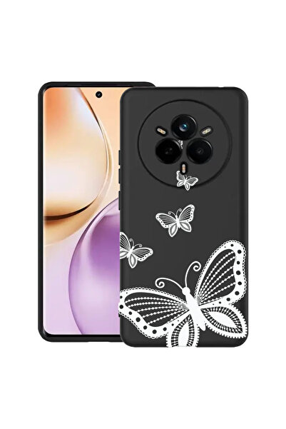 bestcase Carcasă subțire din silicon pentru Realme 14 Pro 5G, fluture, 198829...