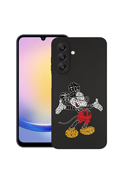 bestcase Λεπτή θήκη σιλικόνης για Samsung Galaxy A26, καλλιγραφία Mickey Mous...