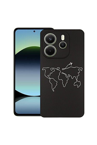 bestcase Carcasă subțire din silicon pentru Xiaomi Redmi Note 14 5G, Travel, ...