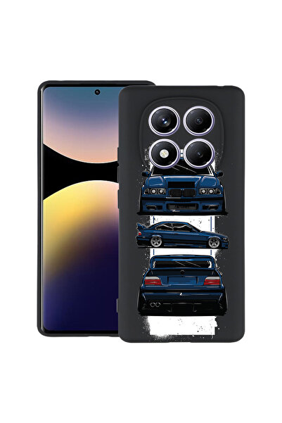 bestcase Carcasă subțire din silicon pentru Xiaomi Redmi Note 14 Pro 4G, BMW ...