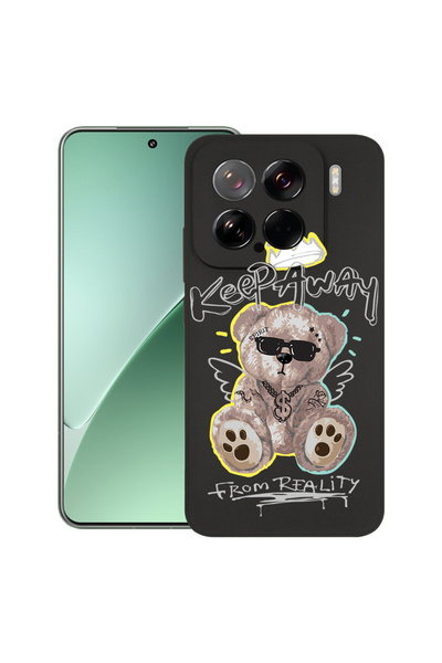 bestcase Carcasă subțire din silicon pentru Xiaomi 15, Teddy Bear Keep Away, ...