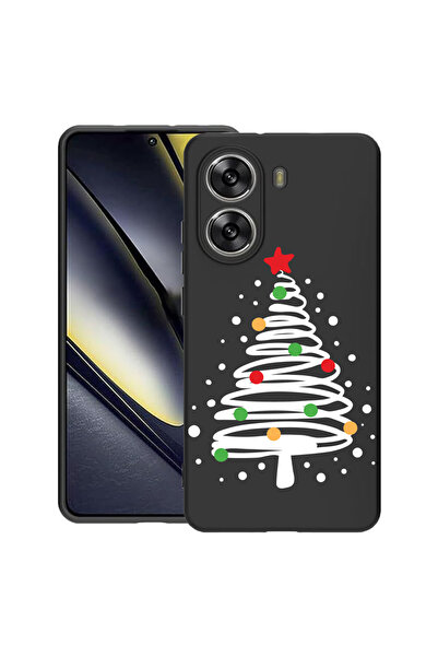 bestcase Λεπτή θήκη σιλικόνης για Poco X7 Pro 5G, Χριστουγεννιάτικο δέντρο, 1...