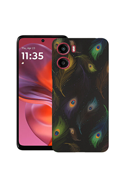 bestcase Carcasă subțire din silicon pentru Motorola Moto G05, model floral, ...