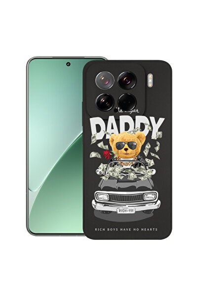bestcase Λεπτή θήκη σιλικόνης για Xiaomi 15, αρκουδάκι Daddy, 1926341 B 1823