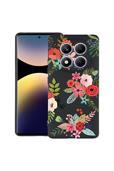 bestcase Carcasă subțire din silicon pentru Xiaomi Redmi Note 14 Pro 4G, Flor...