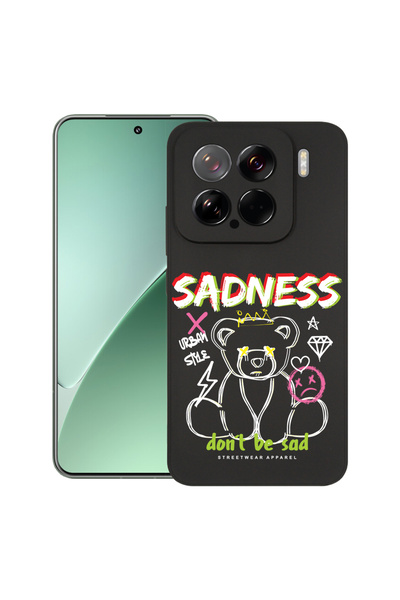bestcase Carcasă subțire din silicon pentru Xiaomi 15, Teddy Bear Sadness, 19...