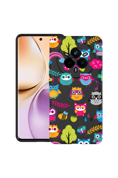 bestcase Carcasă subțire din silicon pentru Realme 14 Pro 5G, Bufniță, 198829...