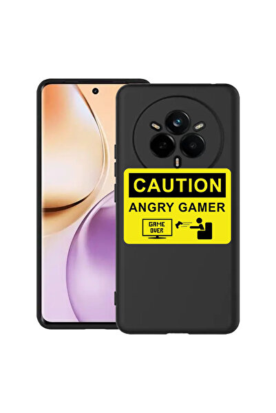 bestcase Carcasă subțire din silicon pentru Realme 14 Pro 5G, Angry Gamer, 19...
