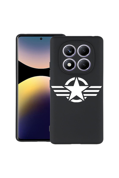 bestcase Carcasă subțire din silicon pentru Xiaomi Redmi Note 14 Pro 4G, Stea...