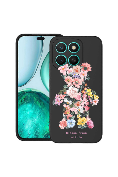 bestcase Carcasă subțire din silicon pentru Honor X8C, Teddy Bear Bloom From ...