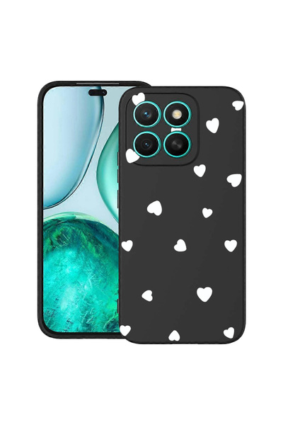 bestcase Carcasă subțire din silicon pentru Honor X8C, model cu inimă, 199202...