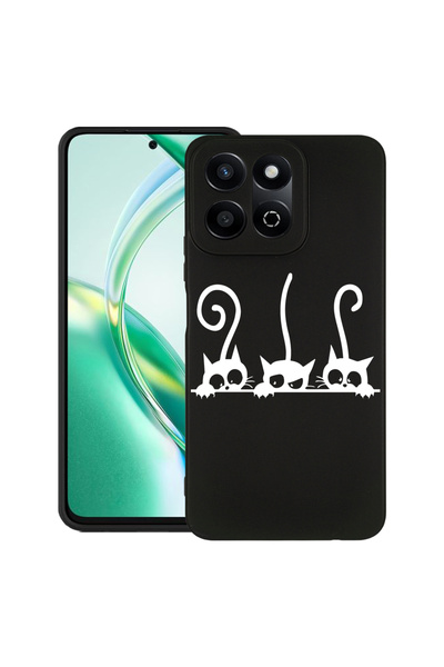 bestcase Carcasă subțire din silicon pentru Honor 200 Smart, Pisici, 1923378 ...
