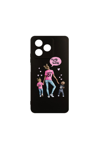 bestcase Λεπτή θήκη σιλικόνης για Xiaomi Redmi 13, Mom Life Boy And Girl, 192...